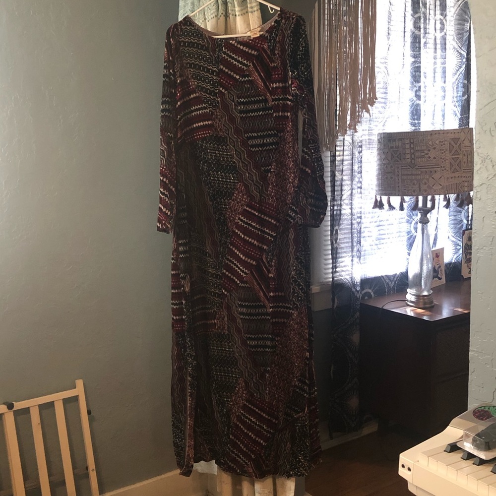 Sundance floor length velvet dress